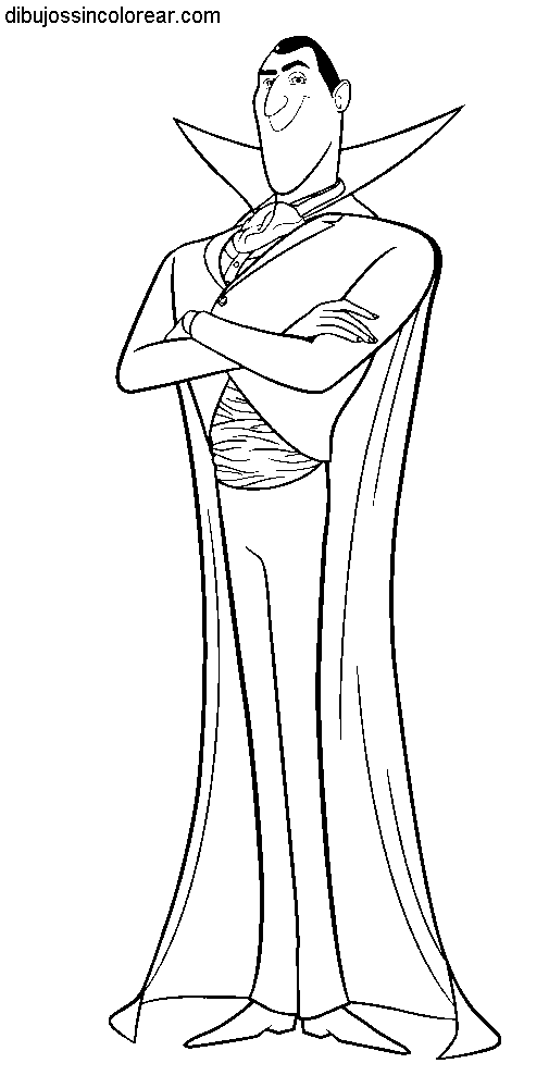 Dibujos Sin Colorear: Dibujos de Personajes de Hotel Transylvania para