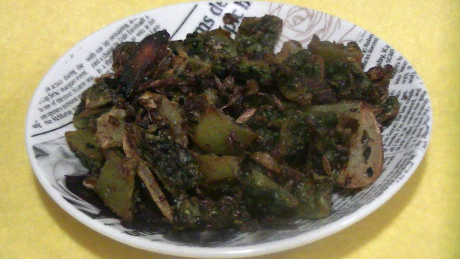 mittu cooking love Fried Bittergourd Dish Deep Fried Karela Sabzi