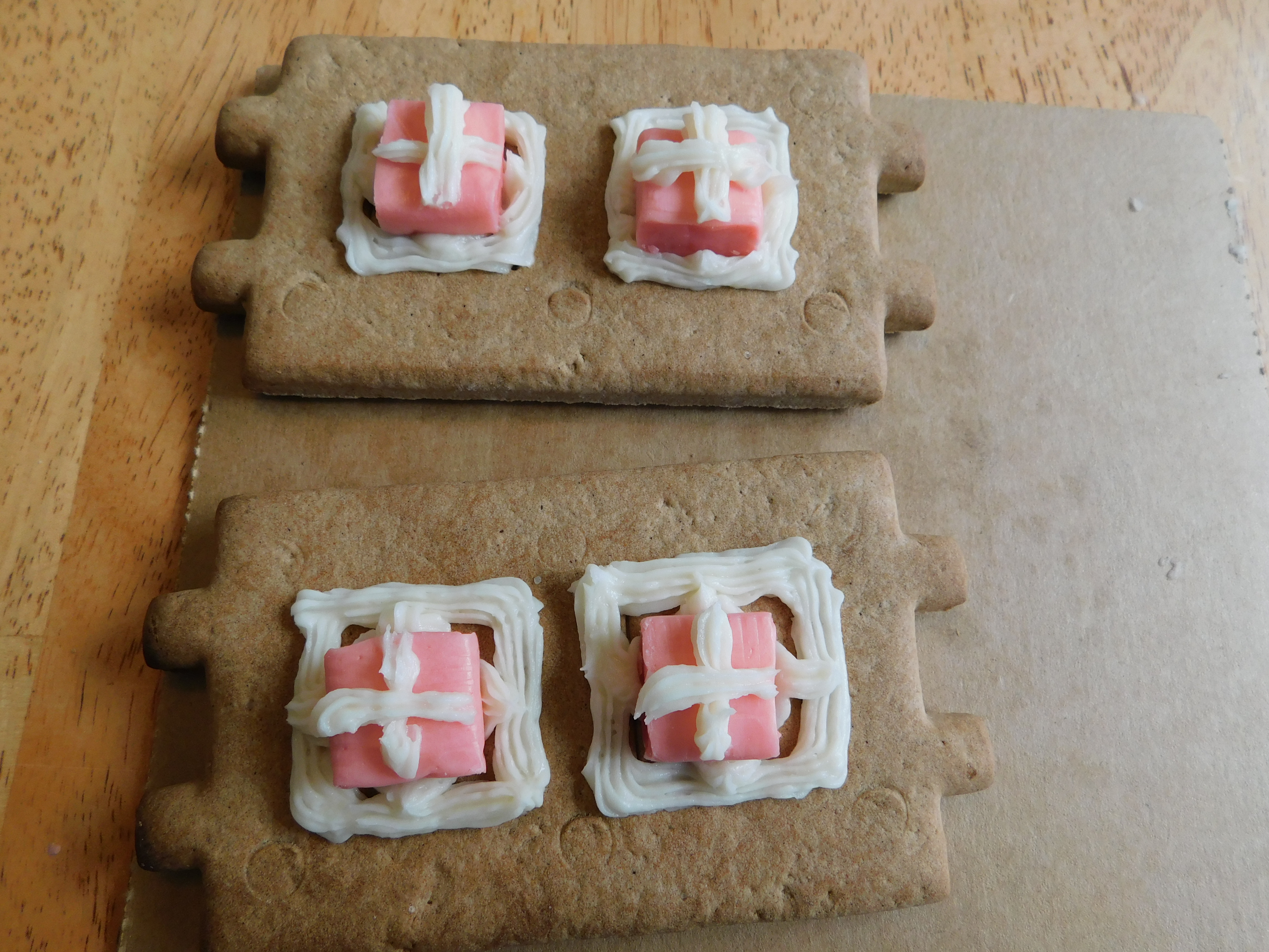 Making a Sugar Cookie "Gingerbread" House