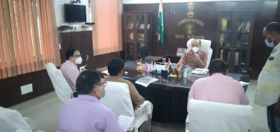 Saharsa News: कोशी प्रमंडलीय आयुक्त की समीक्षात्मक बैठक, Review meeting of Koshi Regional Commissioner, AnjNewsMedia