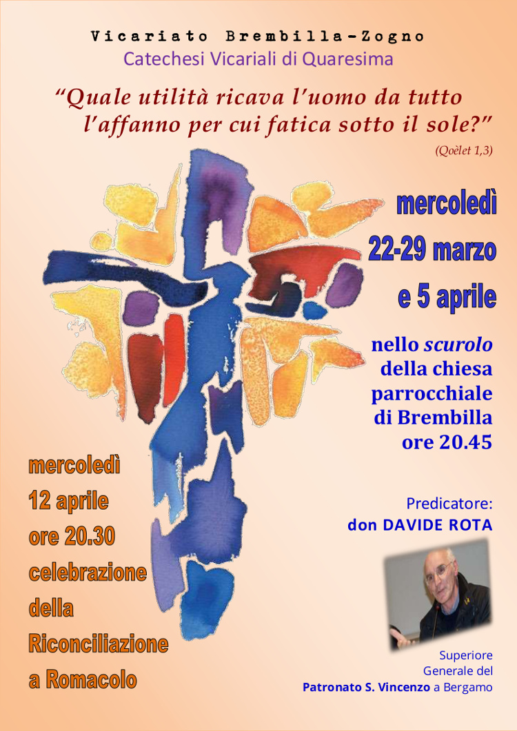 Catechesi Vicariale di Quaresima
