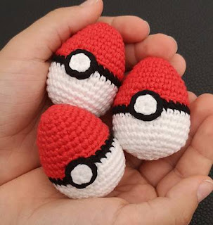 PATRON GRATIS HUEVO DE PASCUA POKEBALL AMIGURUMI 41345