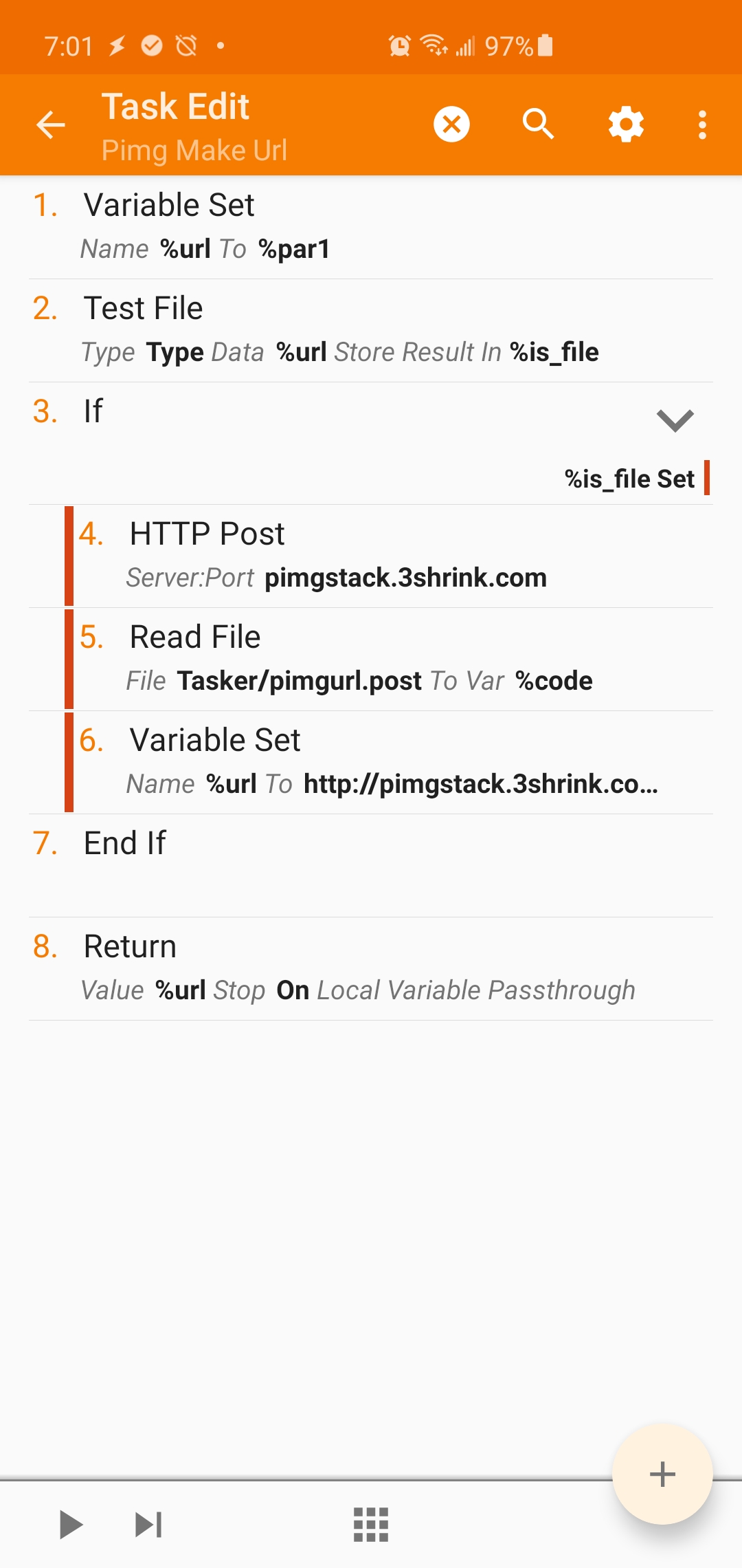 Ben's Journal: PimgStack Part 3 - A Tasker Phone UI