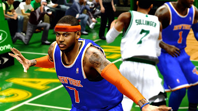 NBA 2K13 Carmelo Anthony Cyberface Mod
