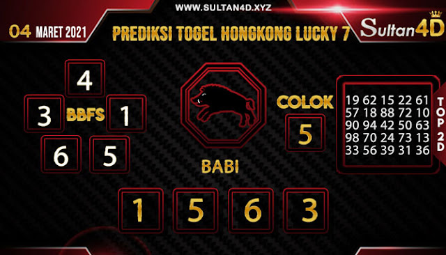 PREDIKSI TOGEL HONGKONG LUCKY 7 SULTAN4D 02 MARET 2021 PREDIKSI TOGEL HONGKONG LUCKY 7 SULTAN4D 02 MARET 2021