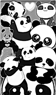 Wallpaper whatsapp iPhone Panda 3D kualitas HD 17