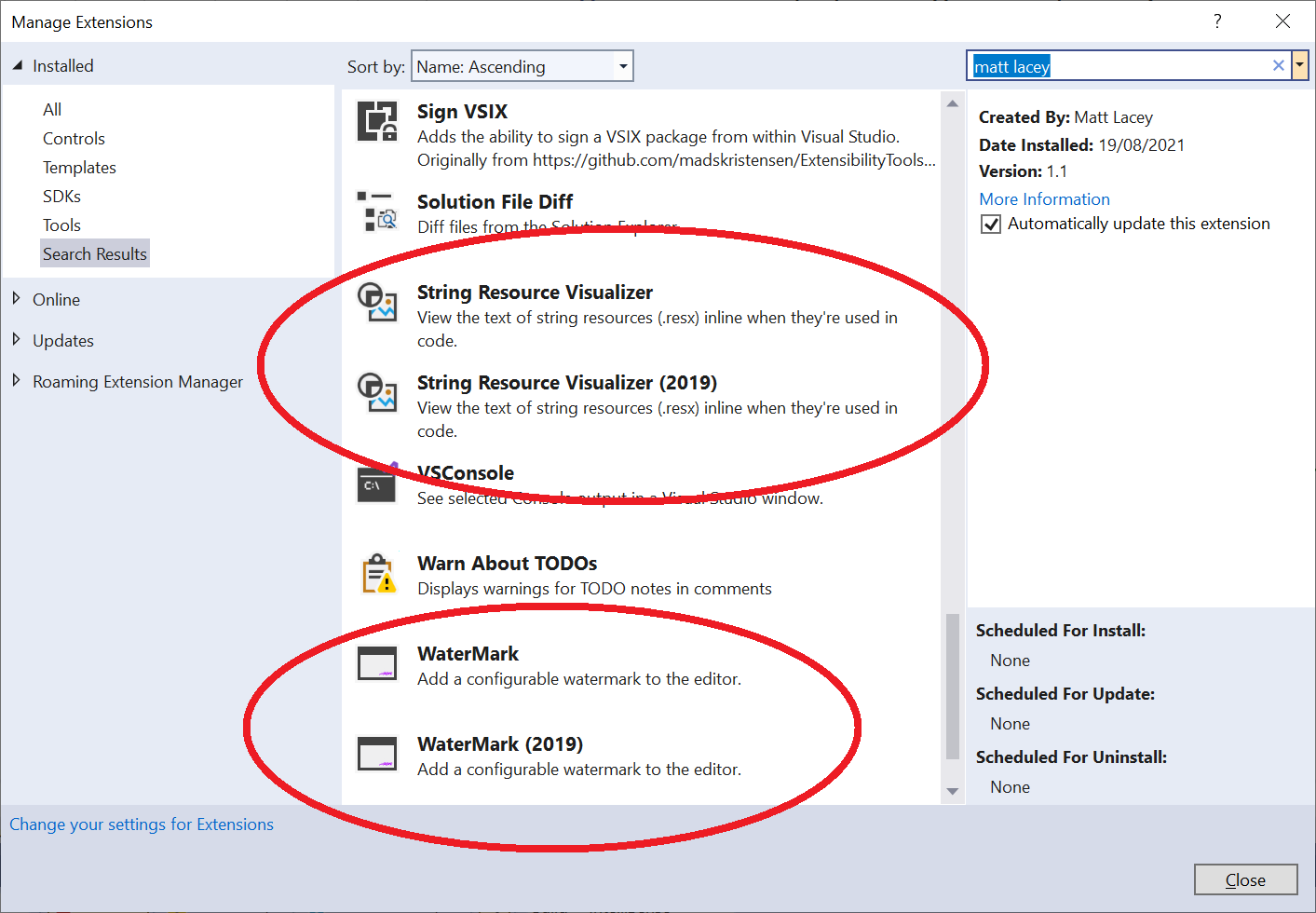 I'm updating (most of) my Visual Studio extensions to support VS022