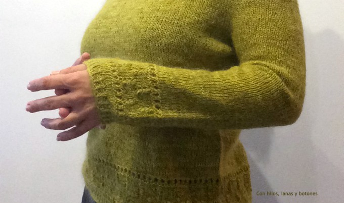 Con hilos, lanas y botones: Jersey Hardy (patrón de Lola Dacosta)