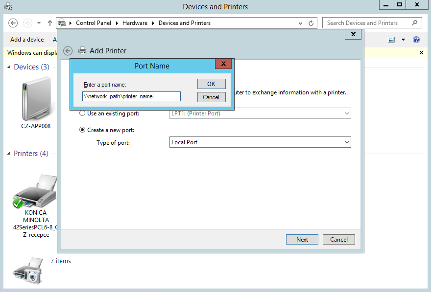 How to setup network printer as local printer on Windows Tomas Adl