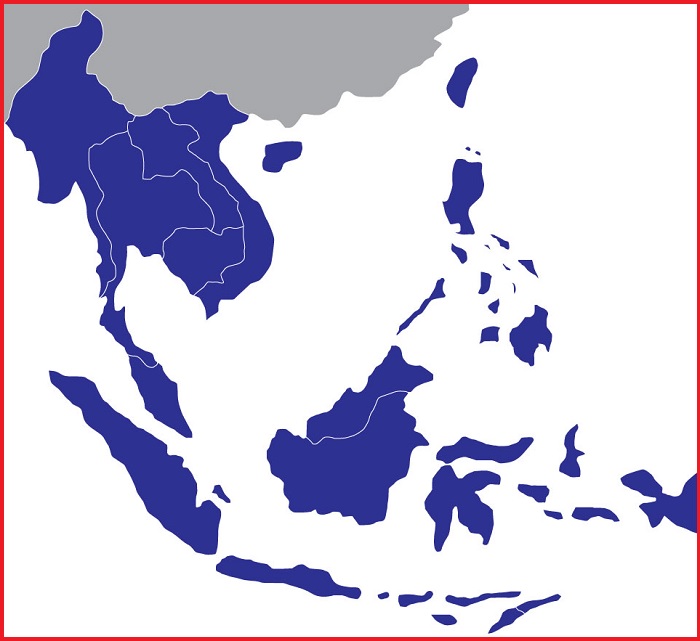 Gambar Peta Asean Beserta Ibukotanya Kumpulan Peta dan Denah