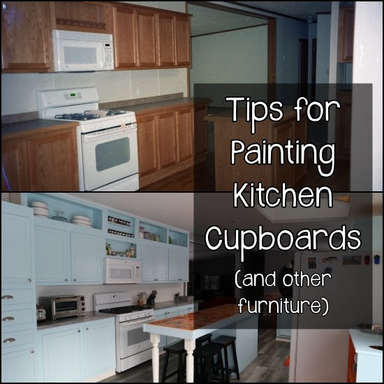 Runs for Cookies Tips for Painting Kitchen Cupboards (or other furniture)