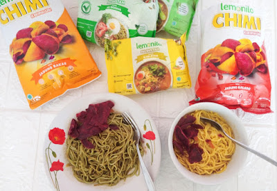 mie instan lemonilo rasa mie goreng dan kari serta chimi