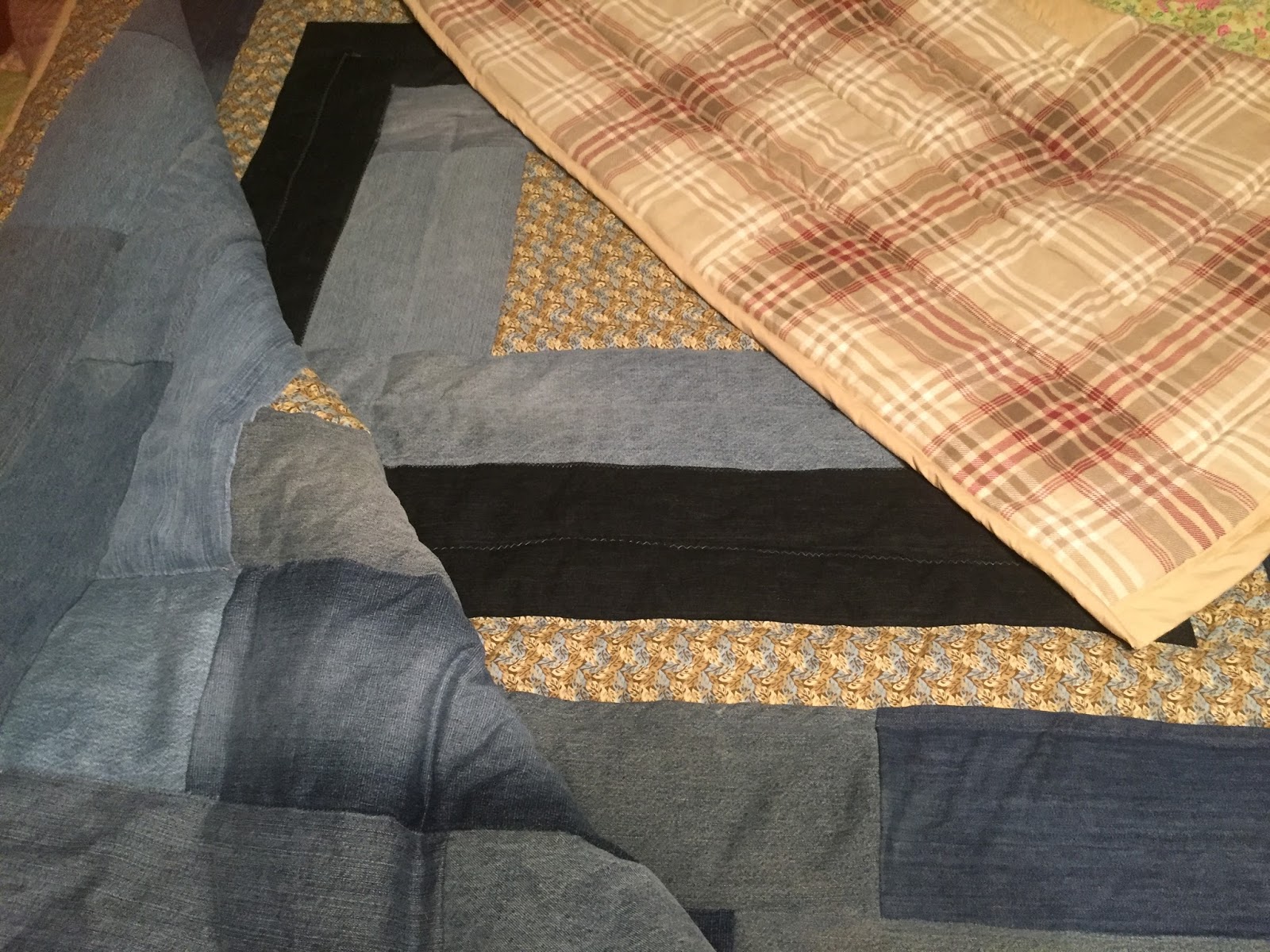 Deerecountry Quilts Denim King Quilt