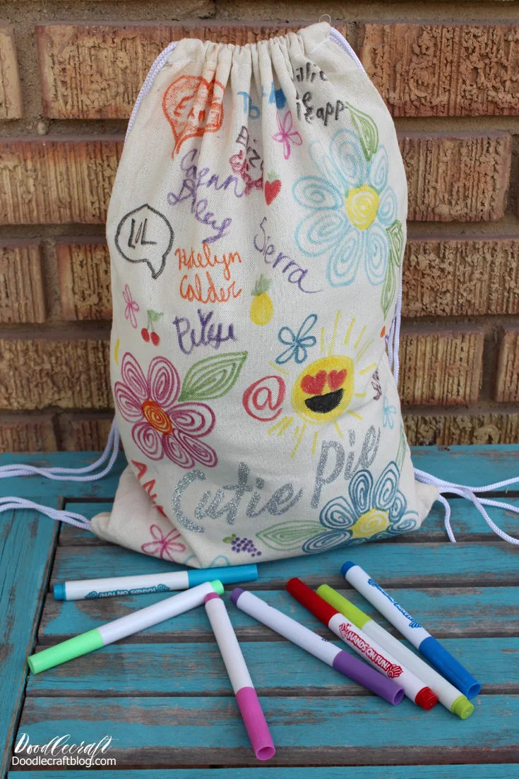 Color Your Own Bag with 6 Markers - Unique Mermaid Crafts for