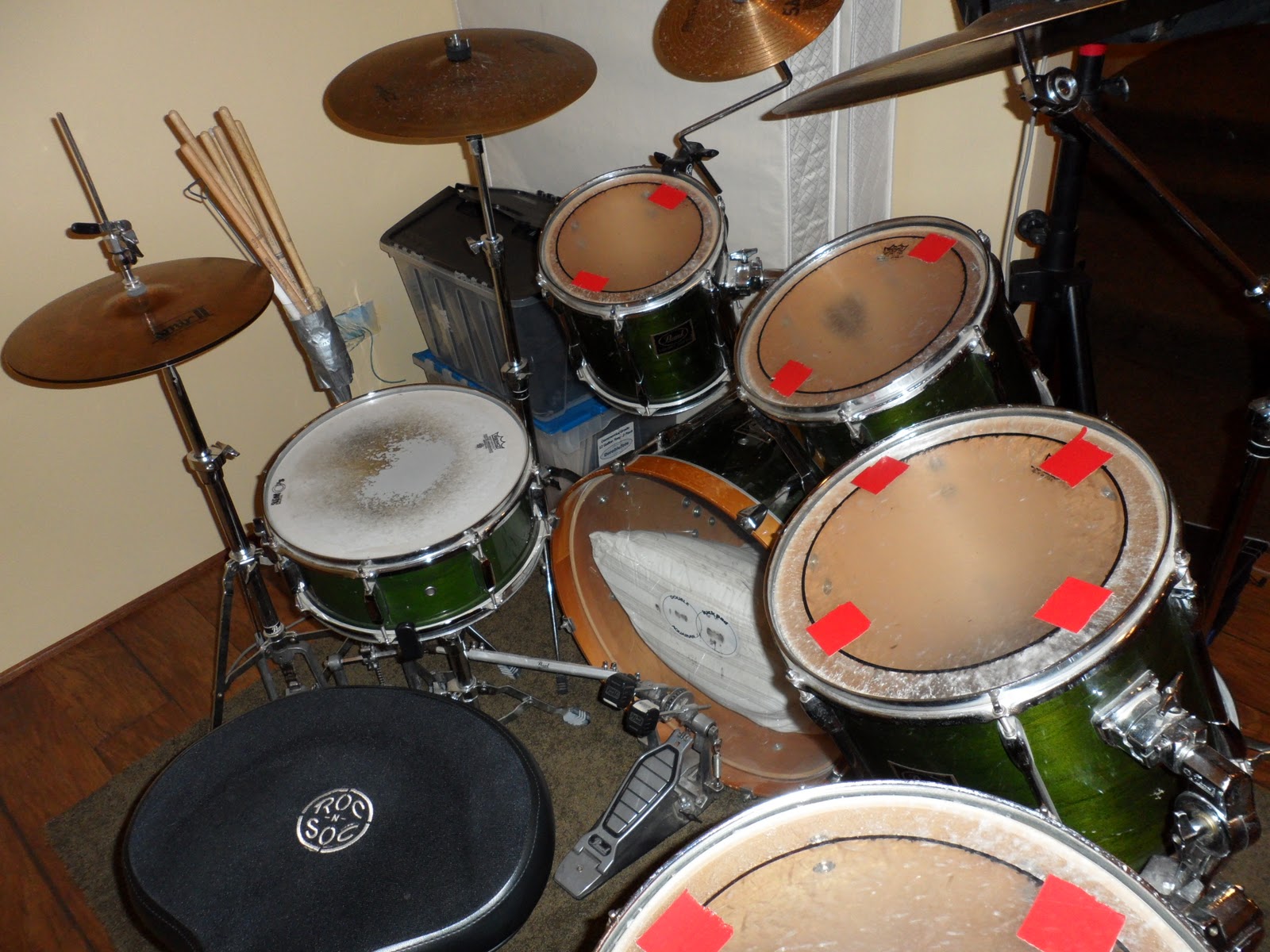 I'm Not Taking It With Me: 6-Piece Pearl Drum Set - SOLD