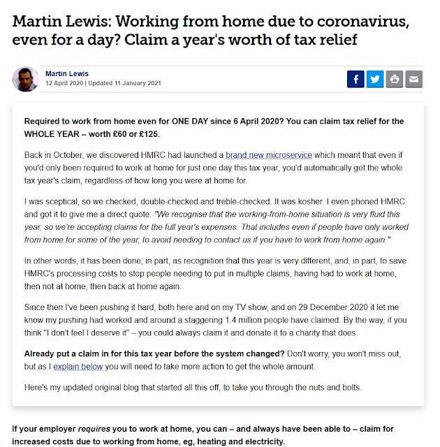 John s Labour blog Martin Lewis Working from home due to coronavirus 