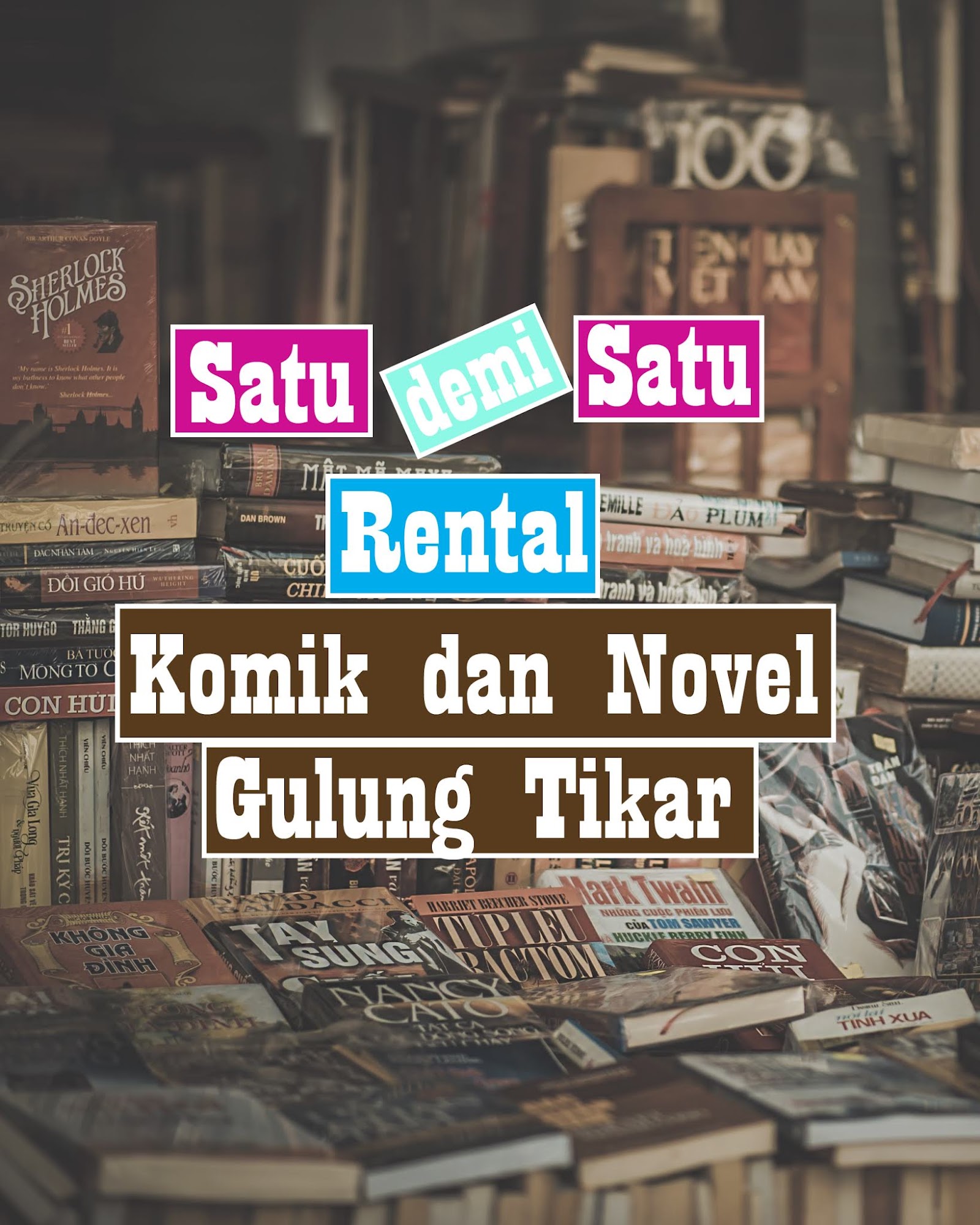 Satu Demi Satu Rental Komik dan Novel Gulung Tikar. Salah Siapa?