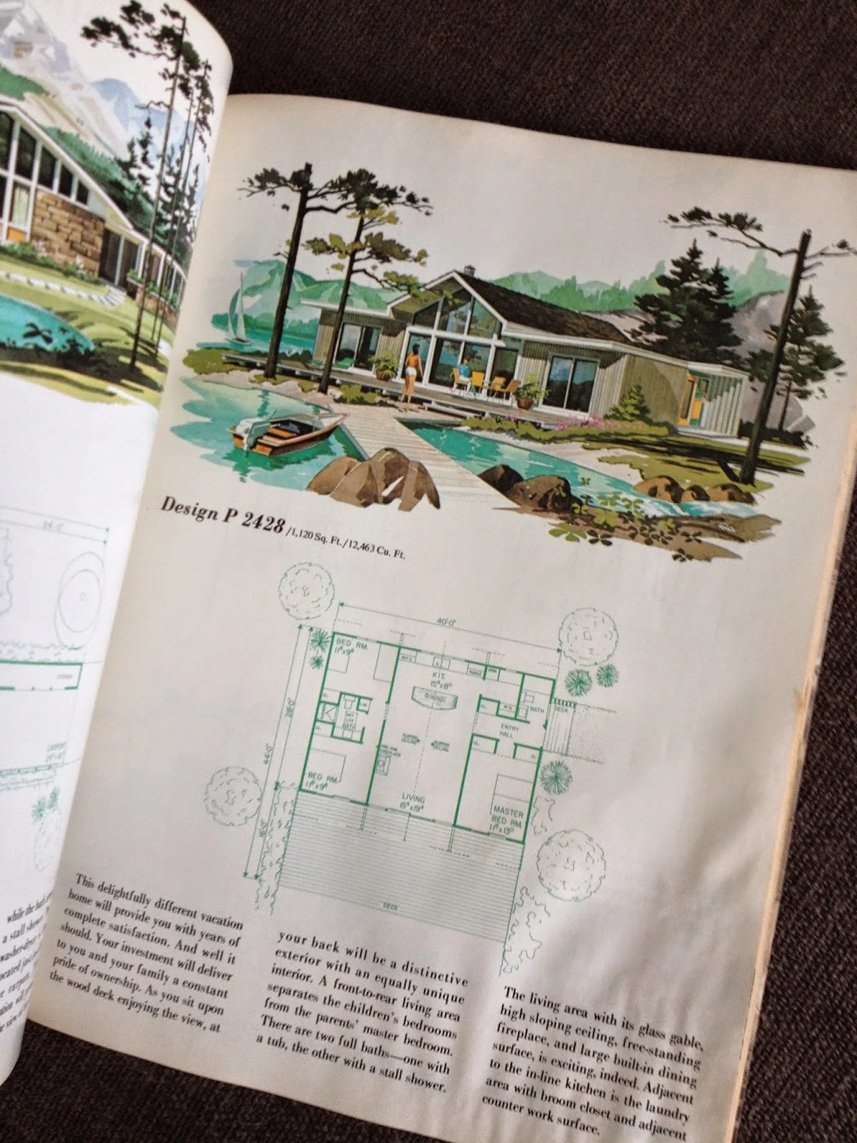 mid-century vacation home plan book