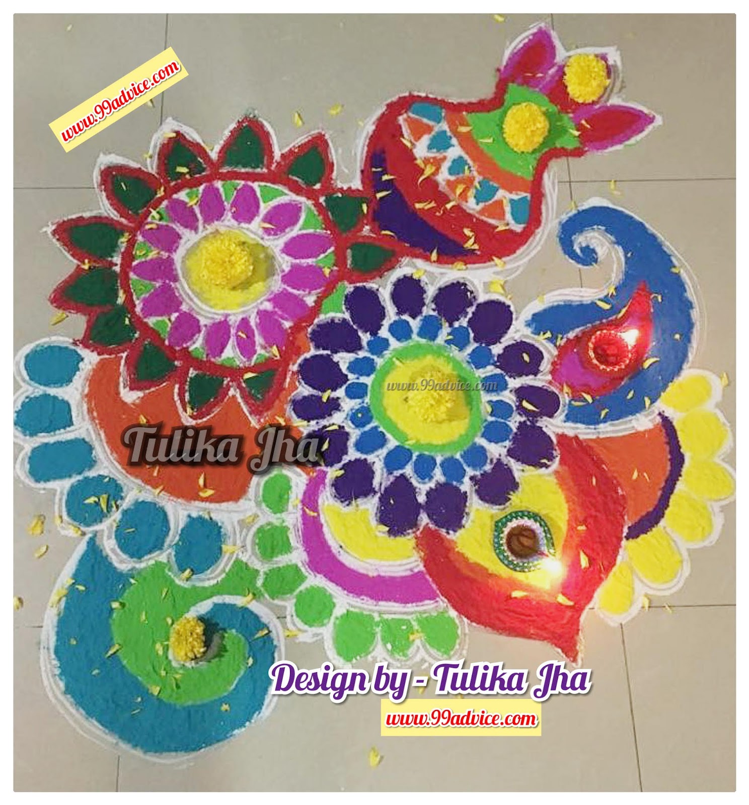 How To Make Rangoli & Rangoli Powder At Home? 99Advice