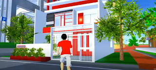 ID Rumah Merah Putih Di Sakura School Simulator