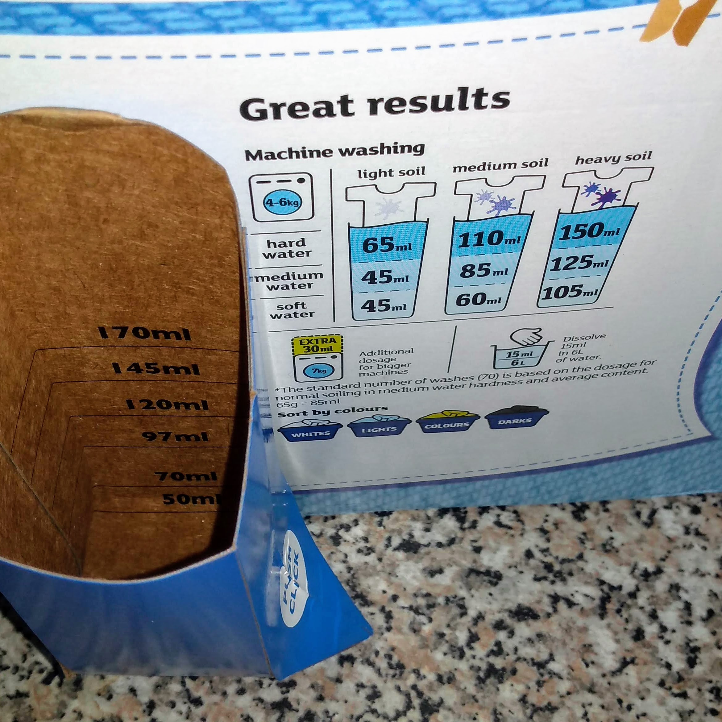 Scoop Size And Color Chart