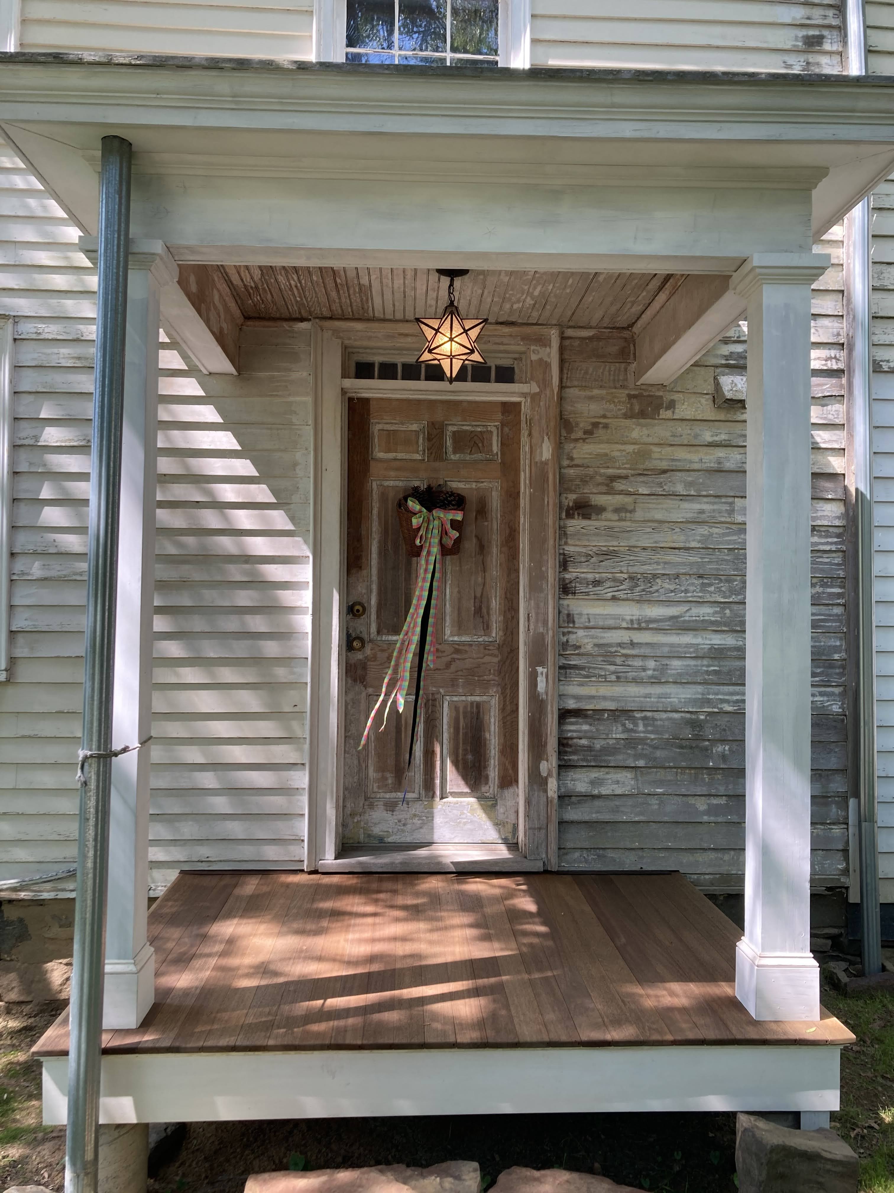 An Old Farm Sealing The Porch Floor