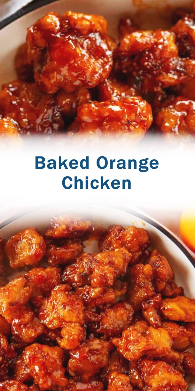 Baked Orange Chicken - 3 SECONDS