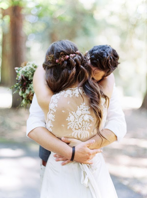 wedding hug