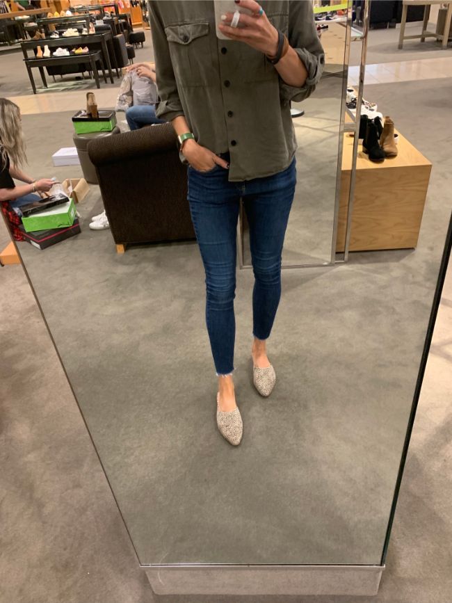 madewell remi mule calf hair