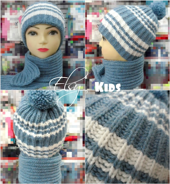 Комплект вязаный "Лыжник" Лукошко Элси