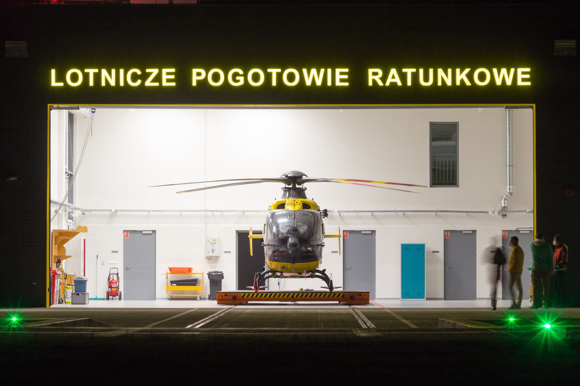 Po 13 latach śmigłowiec LPR wrócił na Lotnisko Katowice-Muchowiec