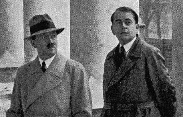 Adolf Hitler and Albert Speer, worldwartwo.filminspector.com