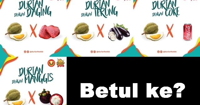 Pantang larang selepas makan durian