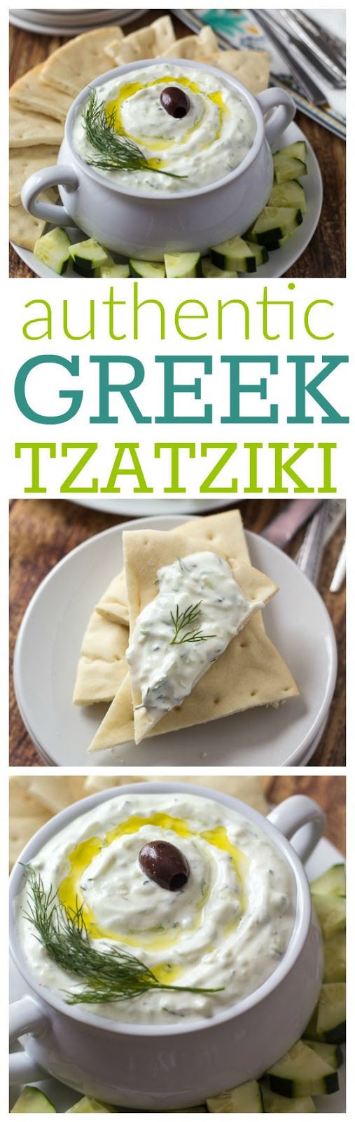 (GREECE) She learned how to make it while visiting Athens - this is the best way to make REAL authentic Greek tzatziki! I love that you can make it ahead of time and it just keeps getting tastier. Saving this one!