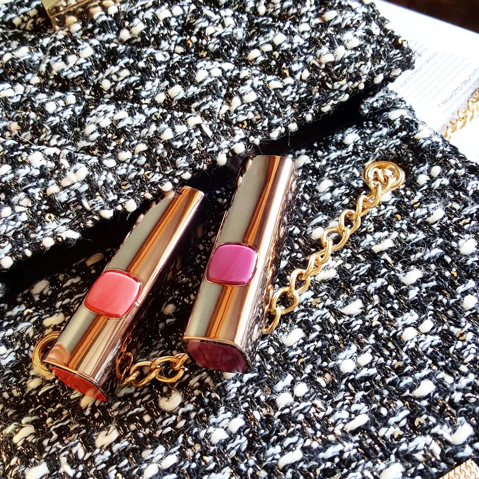 Dupe There It Is. Chanel Glossimer vs. L'Oreal Colour Riche Caresse  Lipgloss • GirlGetGlamorous