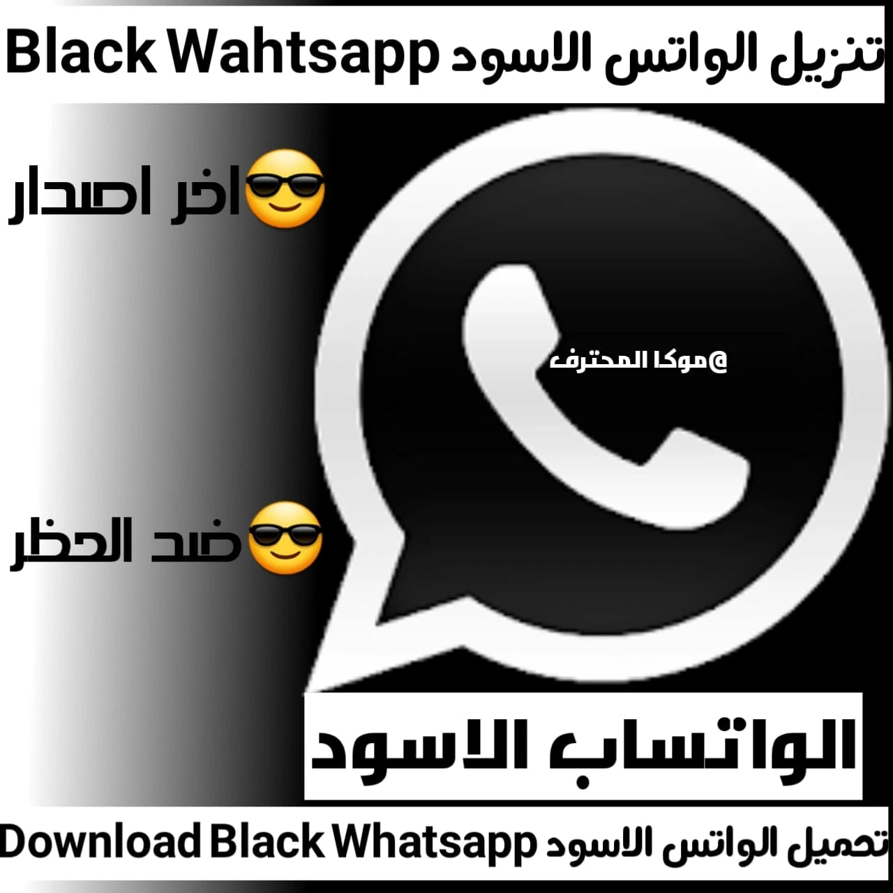 تحميل واتس اب الاسود Black Whatsapp الواتس الاسود اخر اصدار ضد الحظر