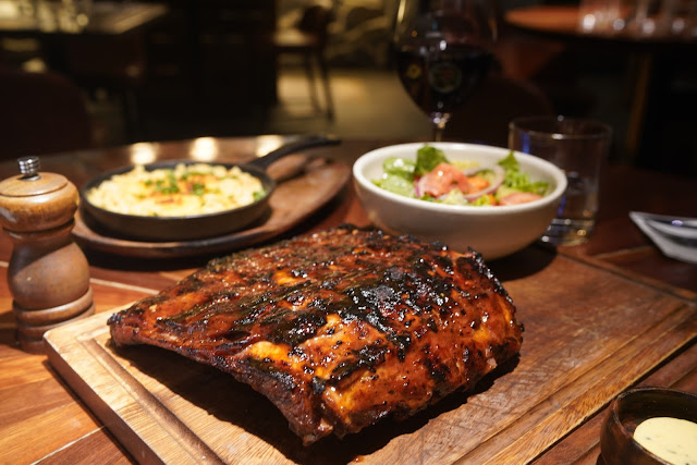 Hunter and Barrel Sydney Steak Restaurant pork ribs