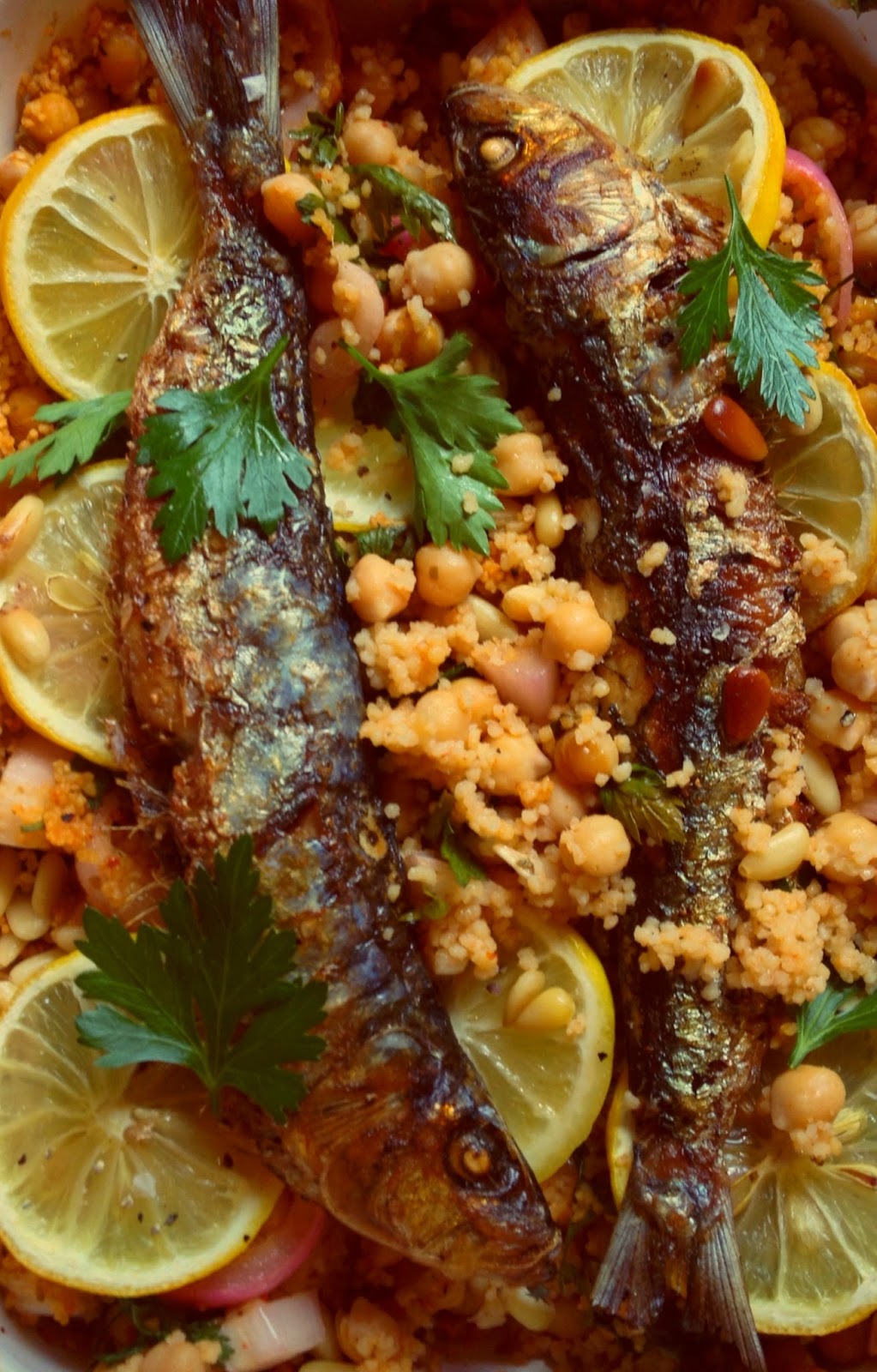 Domestic Sluttery Sluttishly Savoury Grilled Sardines with Lemon