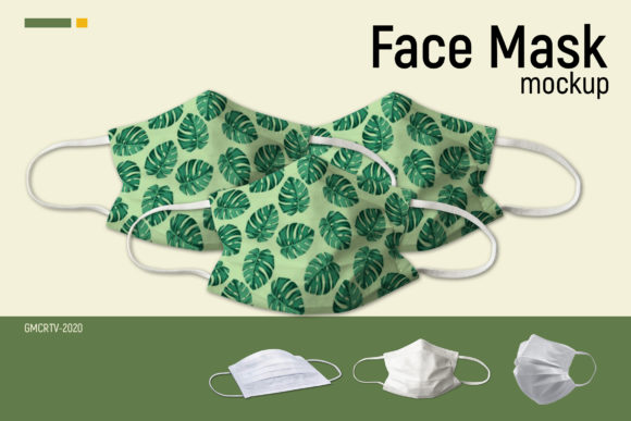 Download Face Mask Mockup - Free SVG Cut Files | The Best Download ... PSD Mockup Templates
