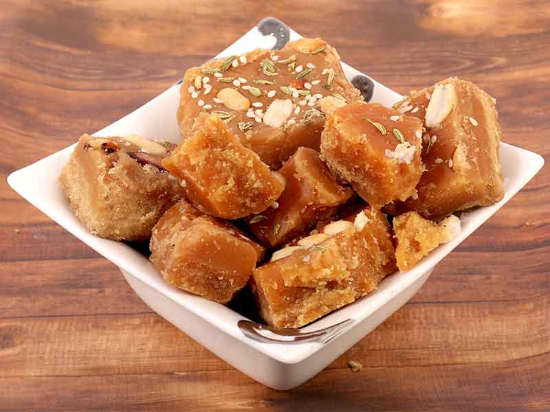 Gesunde Jaggery-Süßigkeiten