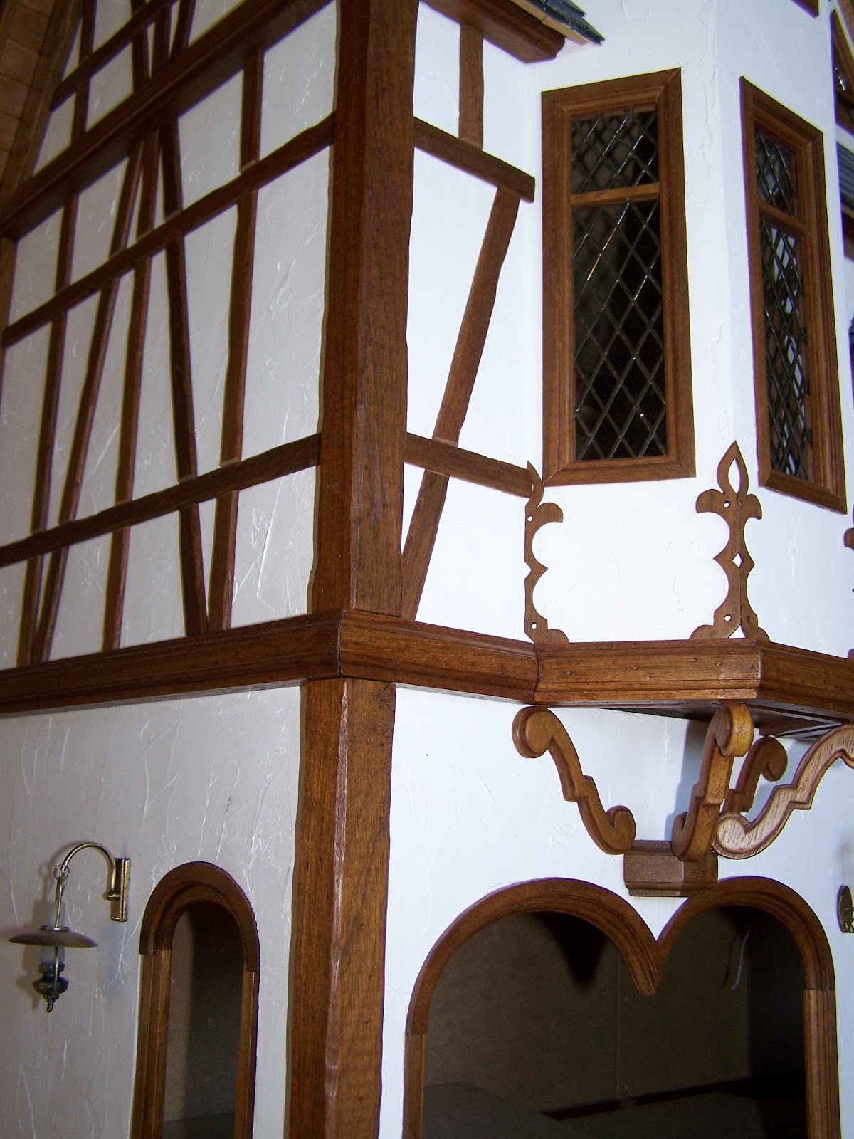 IMAGINA QUE HACER: CASA DE MUÑECAS. ESTILO TUDOR. Resultado final