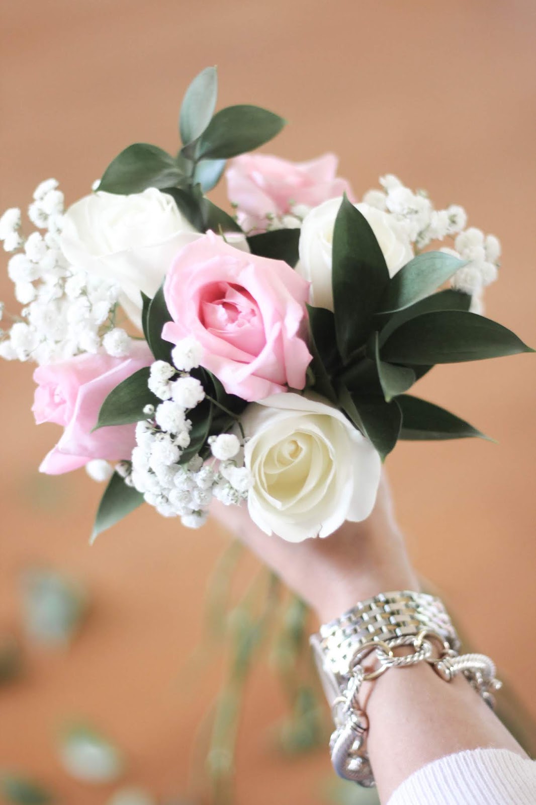 Wedding Flowers Blog Emma S Summery Thistle Bouquet In Pinks And