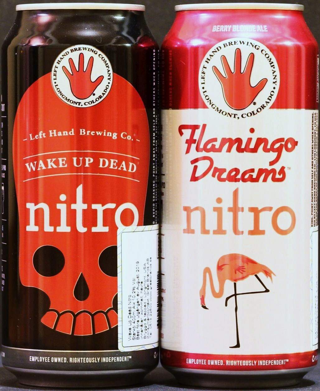 BurkBloggen Left Hand Brewing Wake Up Dead nitro & Left Hand Brewing