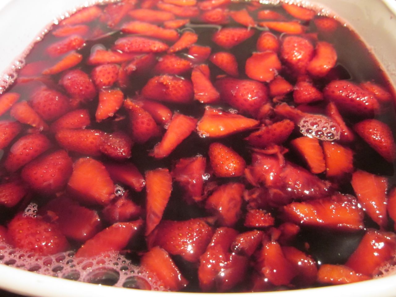 clear gelatin with fruit clear gelatin with fruit