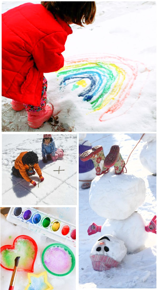 22+ fun and creative ways for kids to play in the snow #snow #snowplayideas #snowactivitiesforpreschool #growingajeweledrose #activitiesforkids