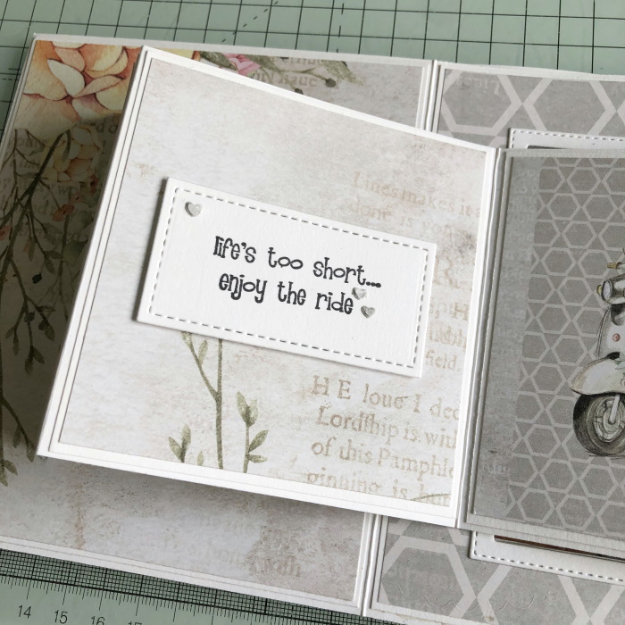 The Paper Cove Double Concertina Card Tutorial Stamping Bella