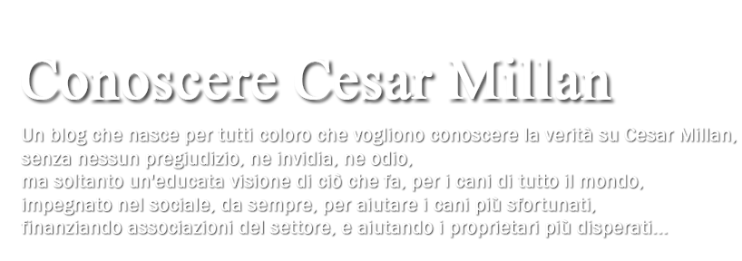 Conoscere Cesar Millan