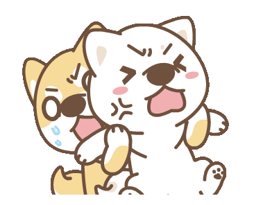 LINE Official Stickers - Shiba Inu Love Example with GIF Animation
