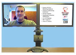 Gambar 5.31. Sistem Video Conferencing Modern Dual Plasma