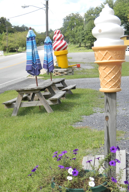 SWAC Girl Sweet treats at Afton Mountain Ice Cream Shoppe